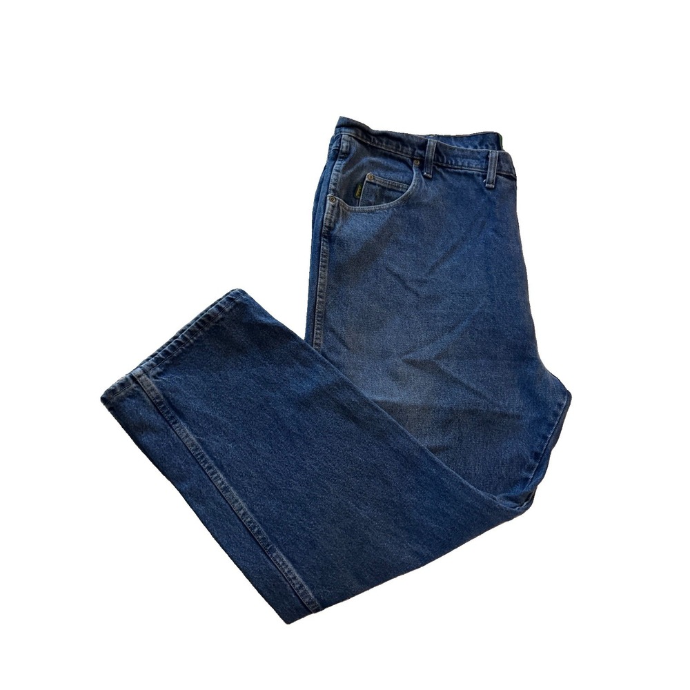 Cabela's Roughneck Relaxed Fit Men's Jeans Size 48X30 Blue Denim